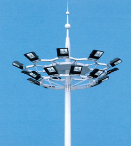 專業升降式高桿燈 機場、廣場、碼頭照明的理想解決方案